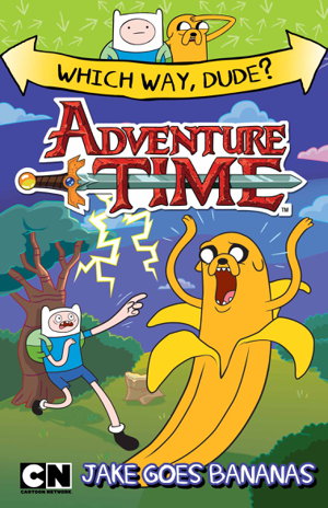 Cover art for Adventure Time Which Way Dude Jake Goes Bananas