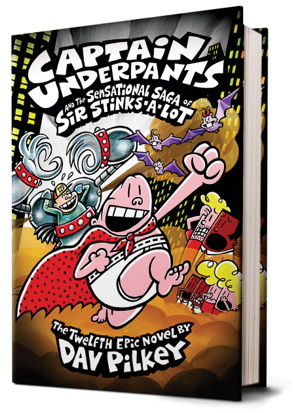 Cover art for Captain Underpants and the Sensational Saga of Sir Stinks-A-