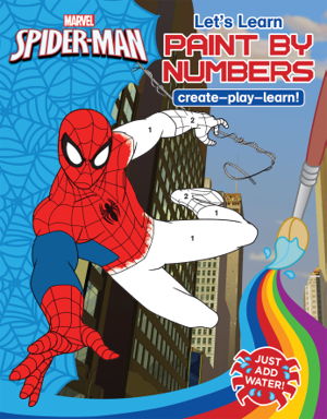 Cover art for Marvel Learning Spiderman Paint By Numbers