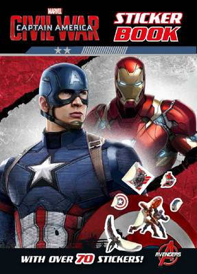 Cover art for Captain America Civil War Sticker Book