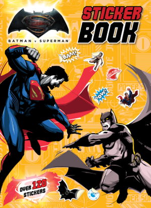 Cover art for DC Comics Batman vs Superman Sticker Book