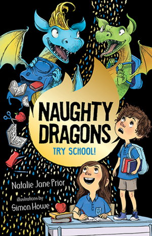 Cover art for Naughty Dragons Try School!