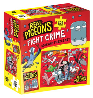 Cover art for Real Pigeons Fight Crime Book and Puzzle Set