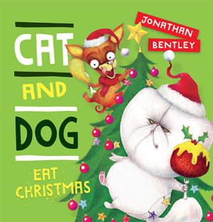 Cover art for Cat and Dog Eat Christmas