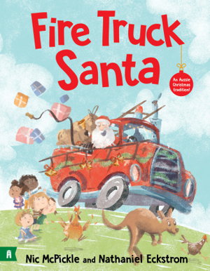 Cover art for Fire Truck Santa