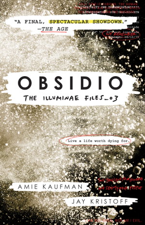 Cover art for Obsidio