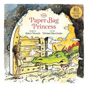 Cover art for Paperbag Princess 40th Anniv