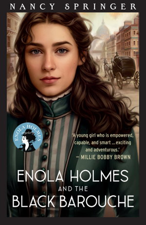 Cover art for Enola Holmes and the Black Barouche