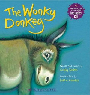 Cover art for The Wonky Donkey Board Book (with Downloadable Song)