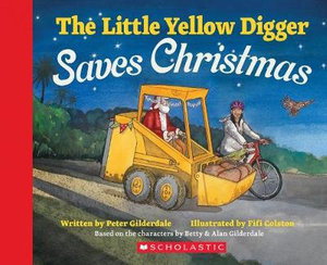 Cover art for The Little Yellow Digger Saves Christmas