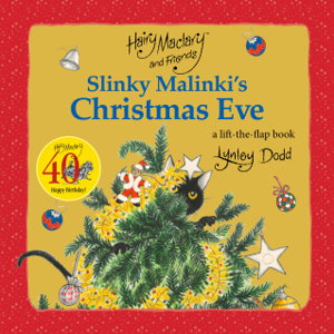 Cover art for Slinky Malinki's Christmas Eve: A Lift the Flap Book