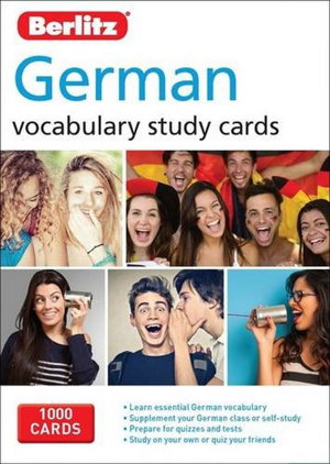Cover art for German Berlitz Vocabulary Study Cards