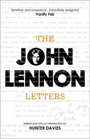 Cover art for The John Lennon Letters