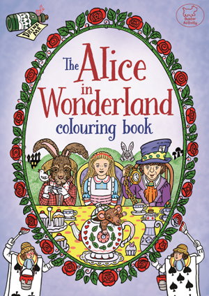 Cover art for The Alice in Wonderland Colouring Book