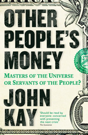 Cover art for Other People's Money