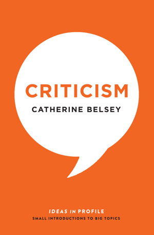 Cover art for Criticism