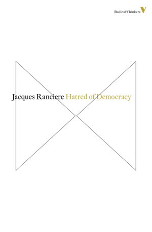 Cover art for Hatred of Democracy