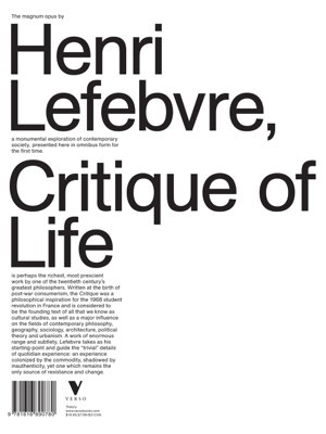 Cover art for Critique of Everyday Life