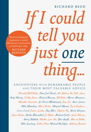 Cover art for If I Could Tell You Just One Thing...
