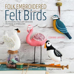 Cover art for Folk Embroidered Felt Birds