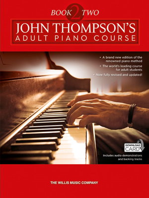 Cover art for John Thompsons Adult Piano Course Book One Book/Download Card