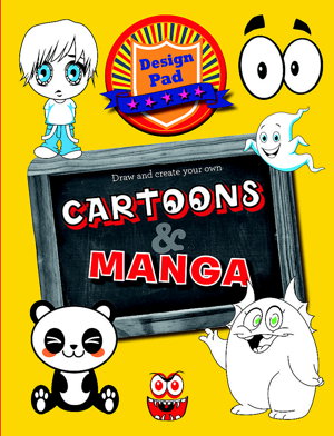 Cover art for Design Pads Cartoons and Manga