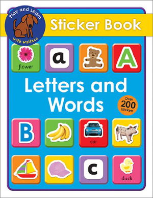 Cover art for Letters and Words Sticker Book