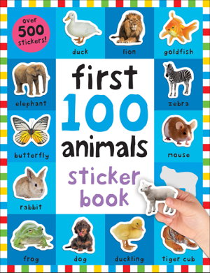 Cover art for First 100 Animals Sticker Book