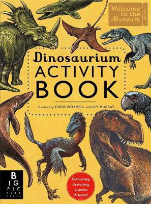 Cover art for Dinosaurium Activity Book