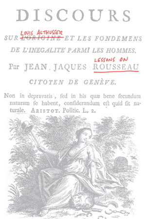 Cover art for Lessons on Rousseau