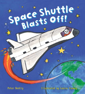 Cover art for Busy Wheels: Space Shuttle Blasts Off