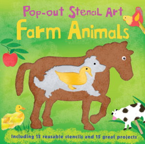 Cover art for Pop-Out Stencil Art: Farm Animals