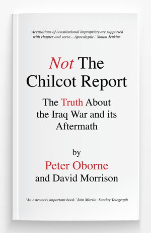 Cover art for Not the Chilcot Report