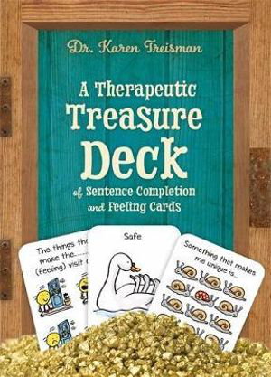 Cover art for Therapeutic Treasure Deck of Feelings and Sentence Completion Cards