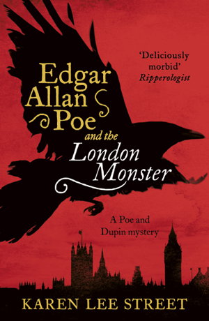 Cover art for Edgar Allan Poe and The London Monster