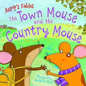 Cover art for Aesop's Fables the Town Mouse and the Country Mouse