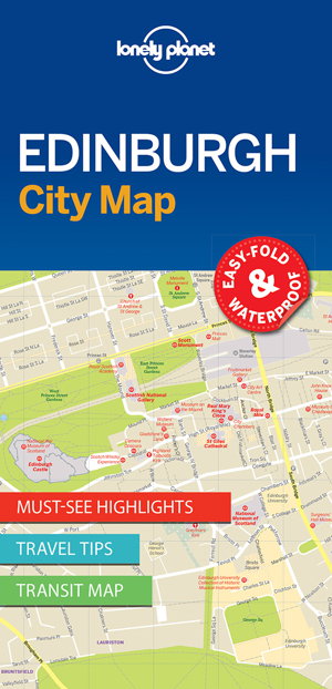 Cover art for Lonely Planet Edinburgh City Map