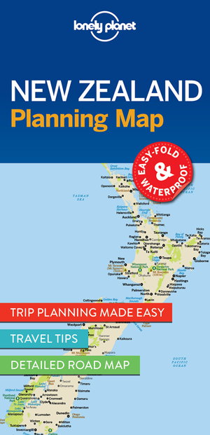 Cover art for Lonely Planet New Zealand Planning Map