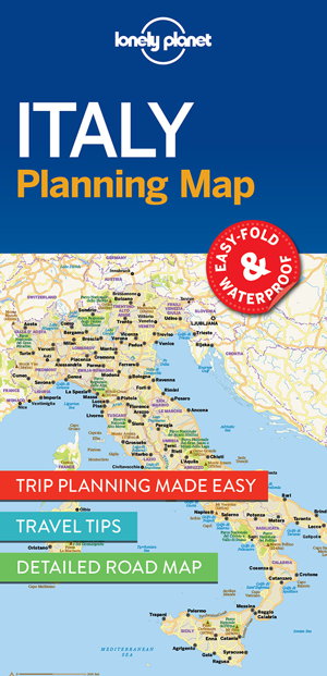 Cover art for Lonely Planet Italy Planning Map