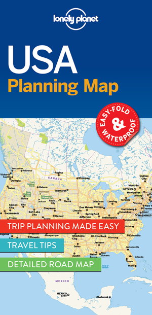 Cover art for Lonely Planet USA Planning Map