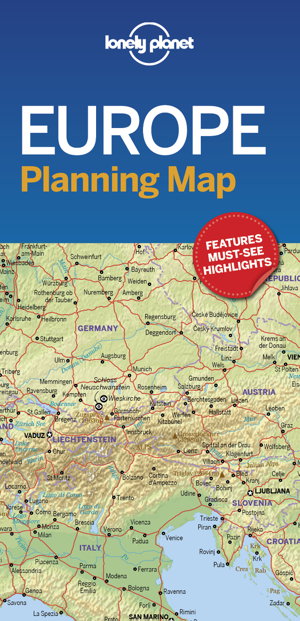 Cover art for Lonely Planet Europe Planning Map