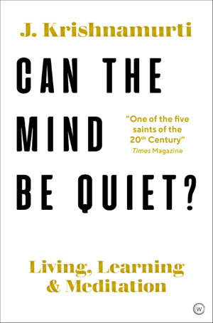 Cover art for Can The Mind Be Quiet?