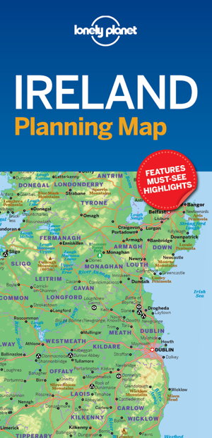 Cover art for Lonely Planet Ireland Planning Map