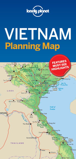 Cover art for Lonely Planet Vietnam Planning Map