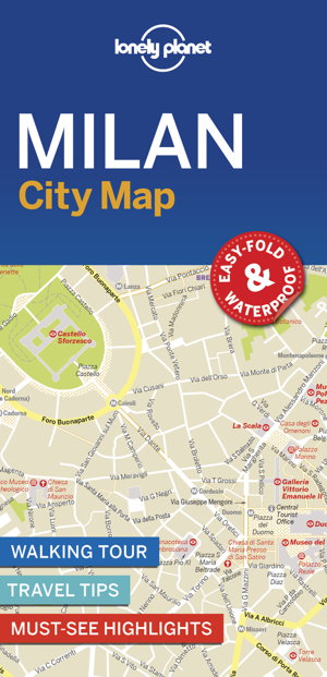 Cover art for Lonely Planet Milan City Map