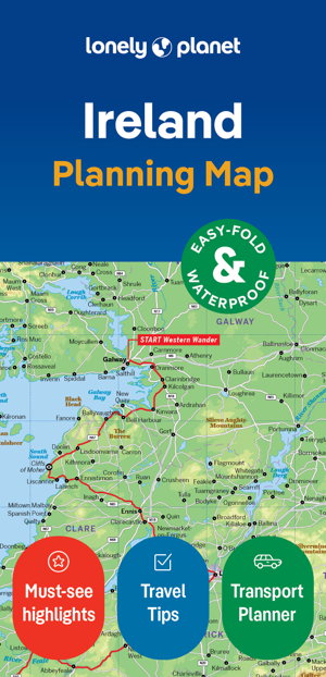 Cover art for Lonely Planet Ireland Planning Map