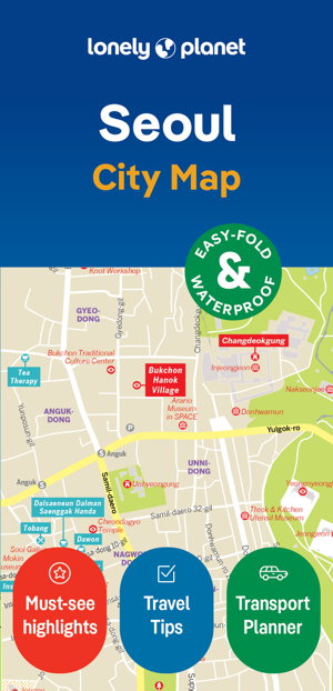 Cover art for Lonely Planet Seoul City Map