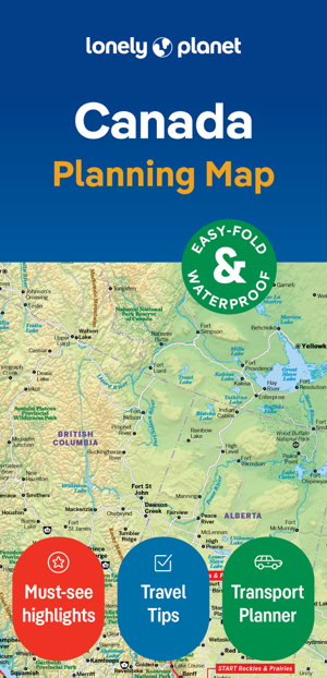 Cover art for Lonely Planet Canada Planning Map