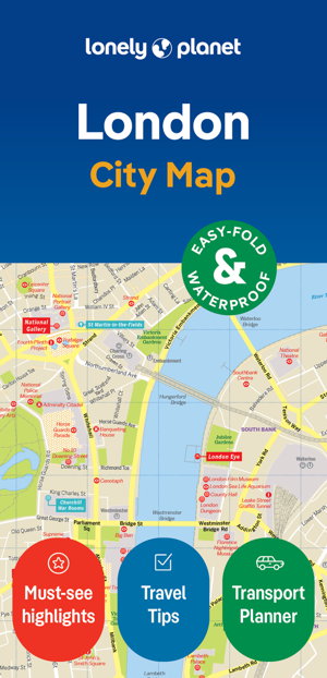 Cover art for Lonely Planet London City Map