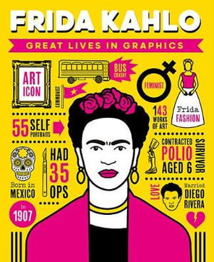 Cover art for Great Lives in Graphics: Frida Kahlo